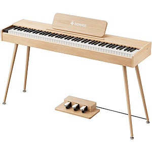 Donner DHP-200 Pro Digital Stage Piano, Beige